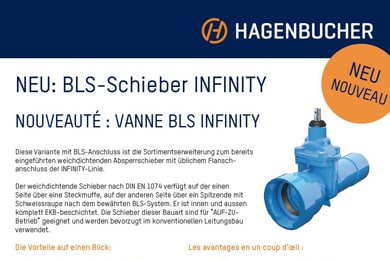 Neu: Flyer BLS-Schieber INFINITY